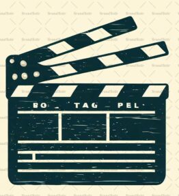 Klappern von Filmklappen im Vintage